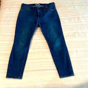 Madewell medium wash mid-rise skinny Jean 32P